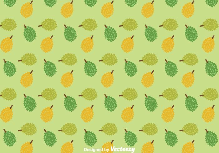 Durian Fruit Pattern vector