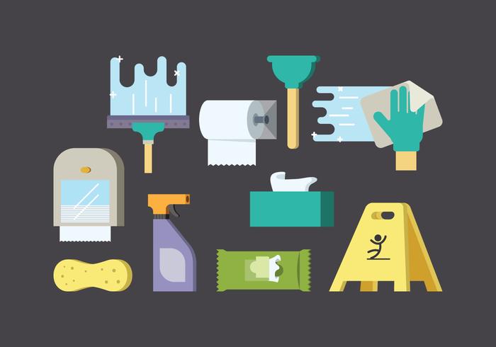 Free Cleaning Supplies Vector