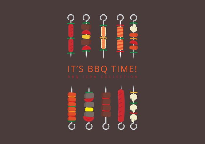Brochette Icon Set Brochette Icon Set
