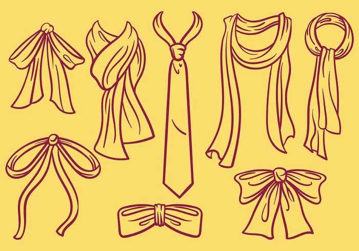 Libre Cravat Iconos Vector