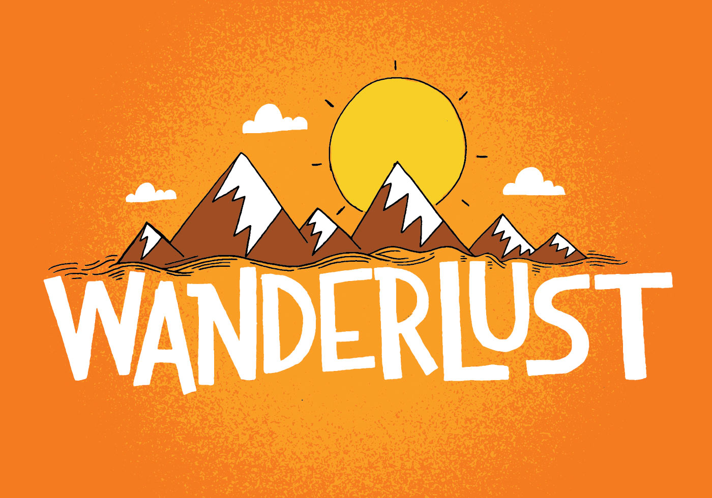 Download Wanderlust Mountain Design for free.