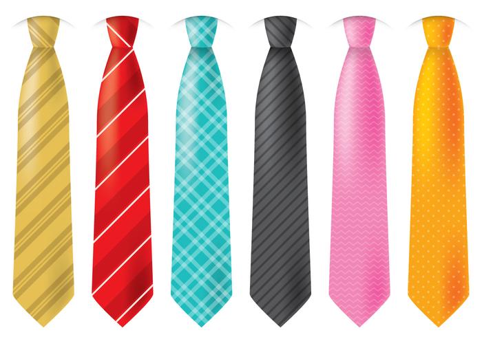 Colorful Ties vector