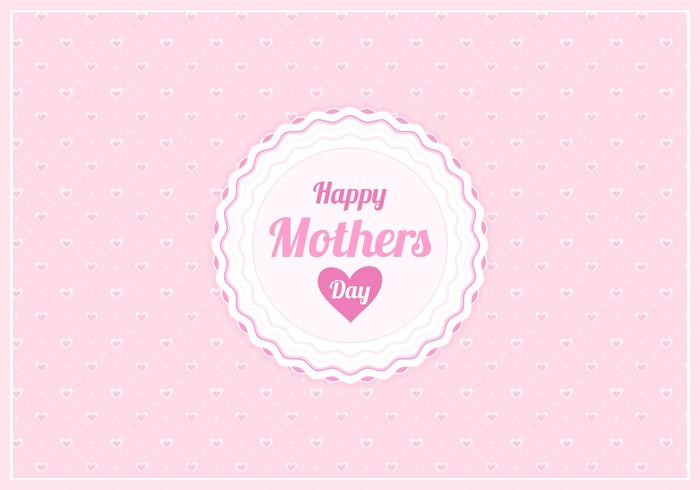 Free Vector Happy Moms Day Illustration