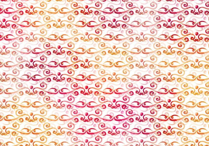 Warm Vector Watercolor Royal Background