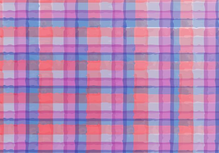 Free Vector Watercolor Plaid Background