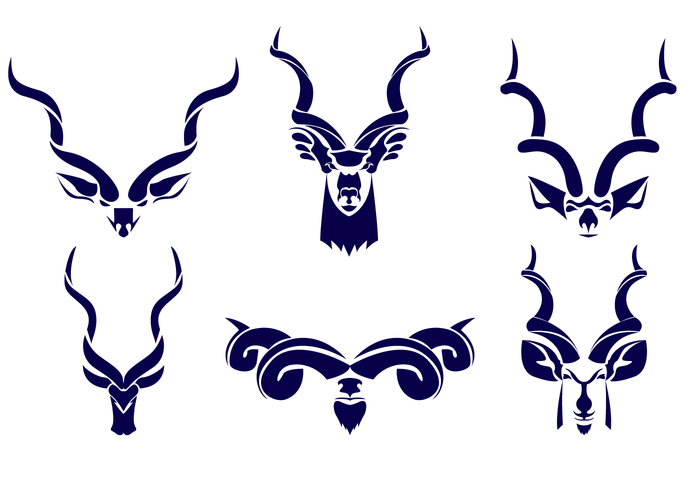 Vector Logotipo Libre De Kudu