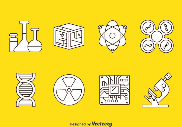 Technology And Science Icons Vector