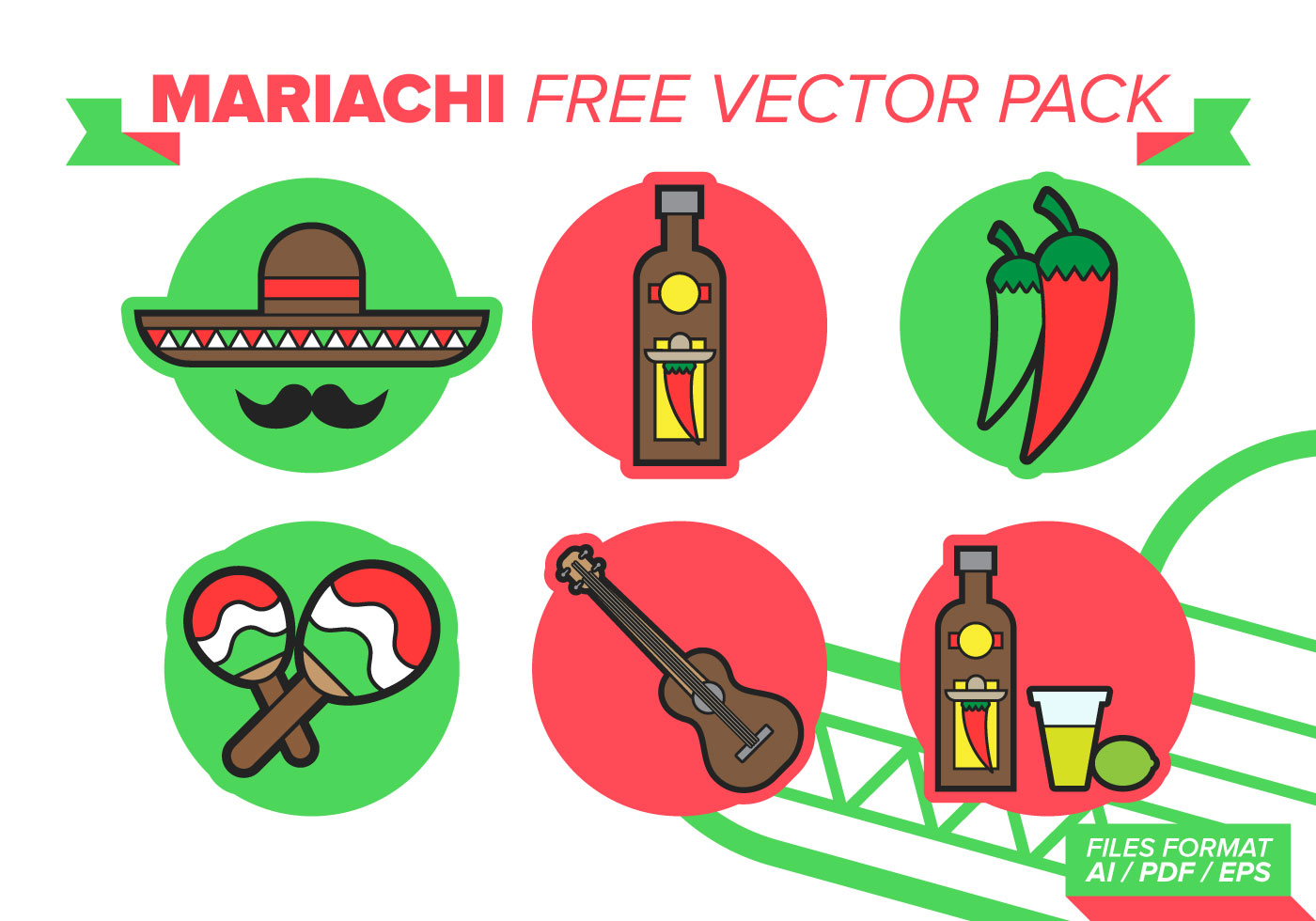 Download Mariachi Free Vector Pack - Download Free Vectors, Clipart ...