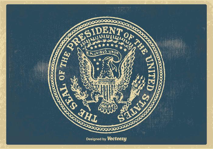Vintage Presidential Seal Illustration Vintage Presidential Seal Illustration