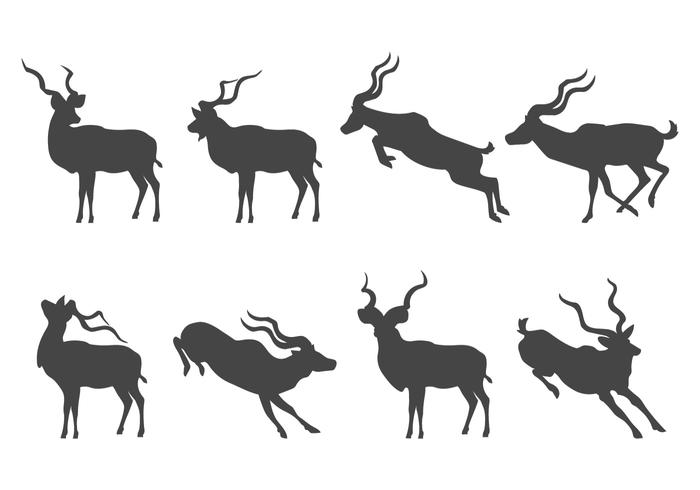 Silueta de Kudu vector