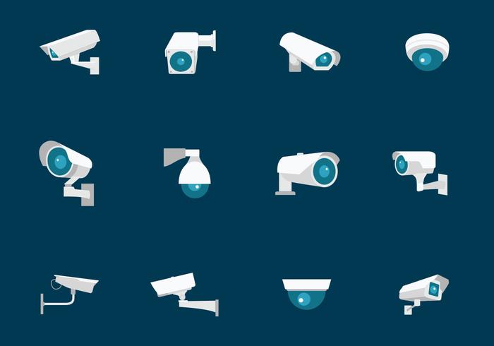 CCTV Security Camera vector