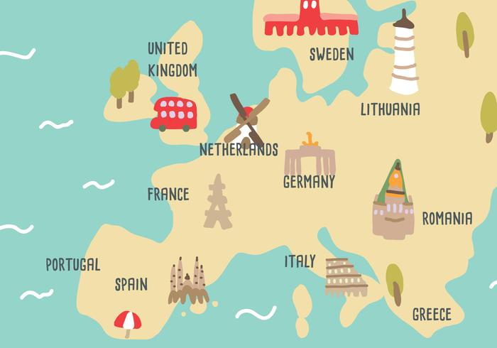 Naive Map From Holland Download Free Vectors Clipart Graphics Vector Art