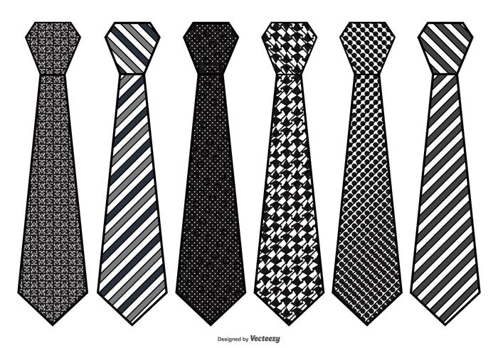 Hombre Vector Tie Set