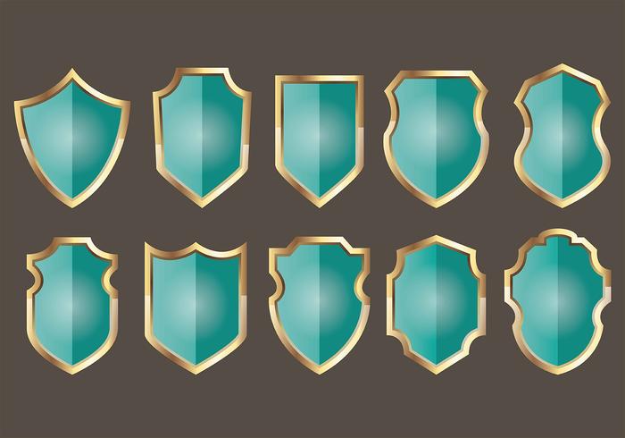 Blason shield icons Blason shield icons