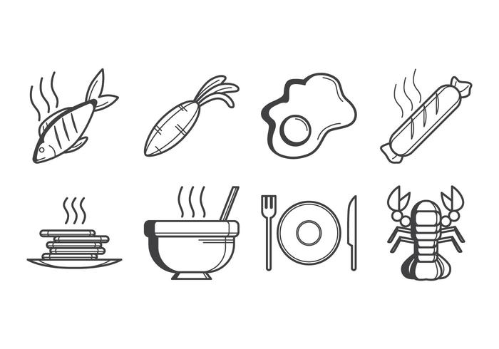 Food Icon Vector Download Free Vectors Clipart Graphics