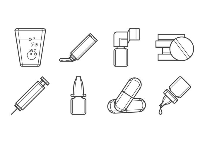 Drugs Form Icon Vector