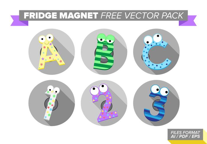 Fridge Magnet Free Vector Pack Fridge Magnet Free Vector Pack