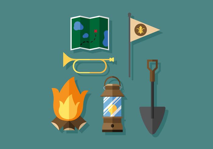 Vector Boy Scouts Tools Vector Boy Scouts Tools