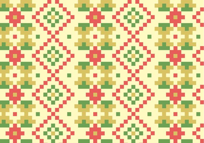 Native Blocks Pattern Background vector