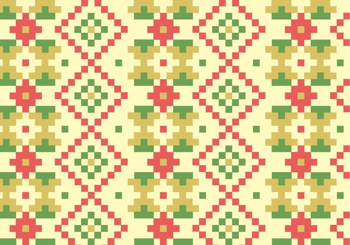 Native Blocks Pattern Background vector