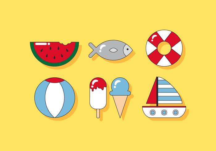 Delicious Beach Vectors