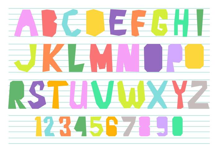 Fun Alphabet Vector