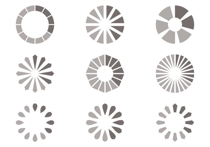 Simple Gray Preloader Vector