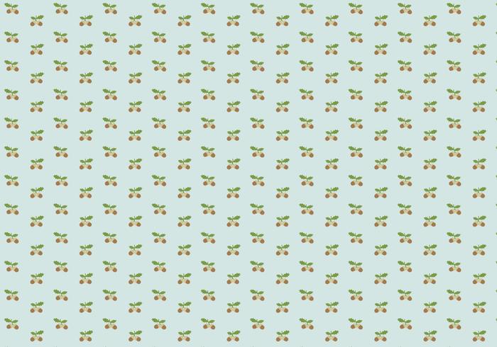 Acorn Pattern Background vector