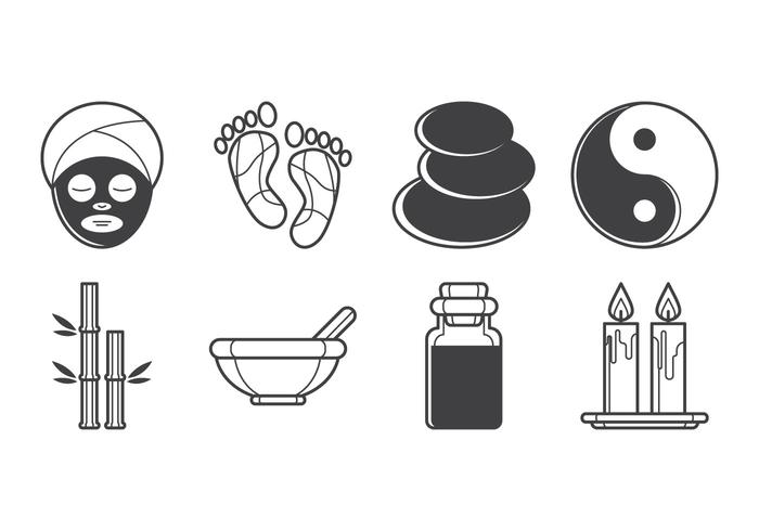 Free Spa Icon Vector Pack
