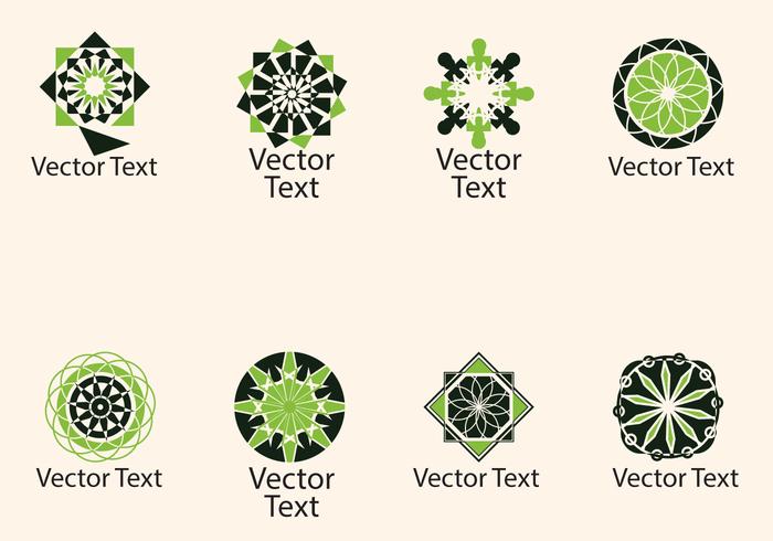 Logotipo del resumen en portugués vector