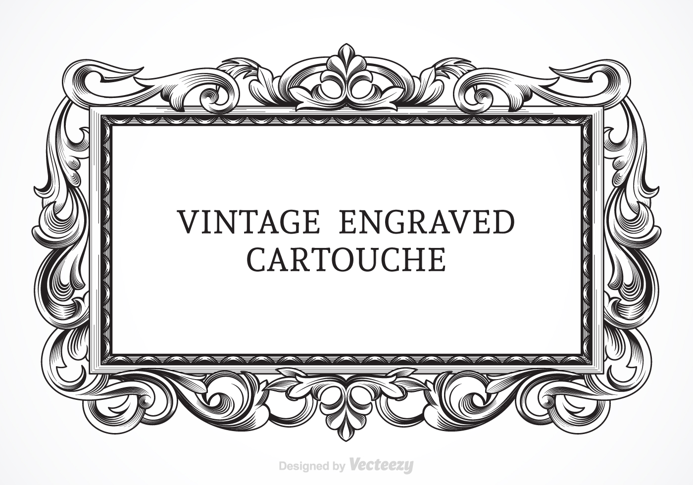 Vector Vintage Engraved Cartouche Download Free Vector 