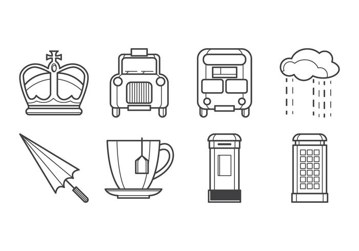 Free British Icon Vector Pack