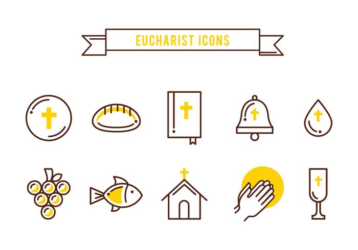 Free Sacraments Icons vector