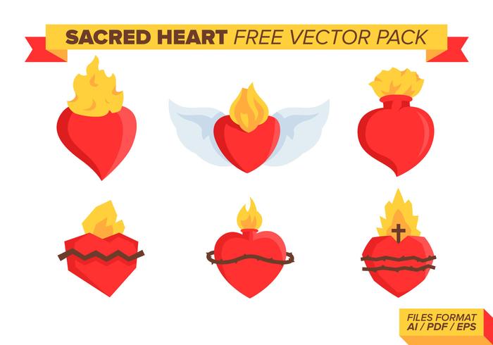 Sacred Heart Free Vector Pack Sacred Heart Free Vector Pack
