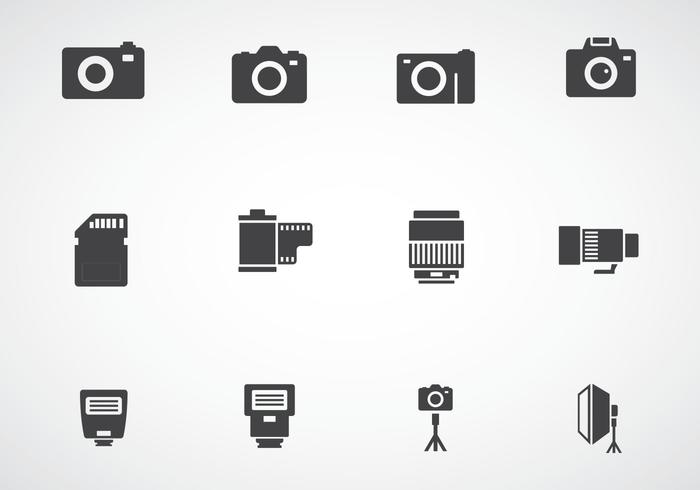 Photography Icons vector