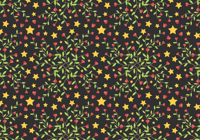 Free Star Vine Background Vector Free Star Vine Background Vector