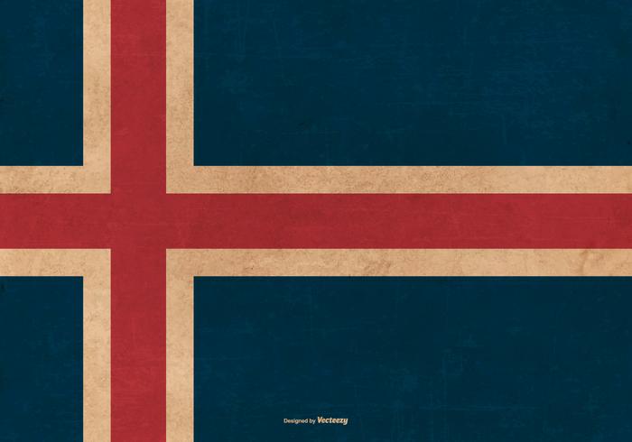 grunge vlag van ijsland - download gratis vectorkunst en andere