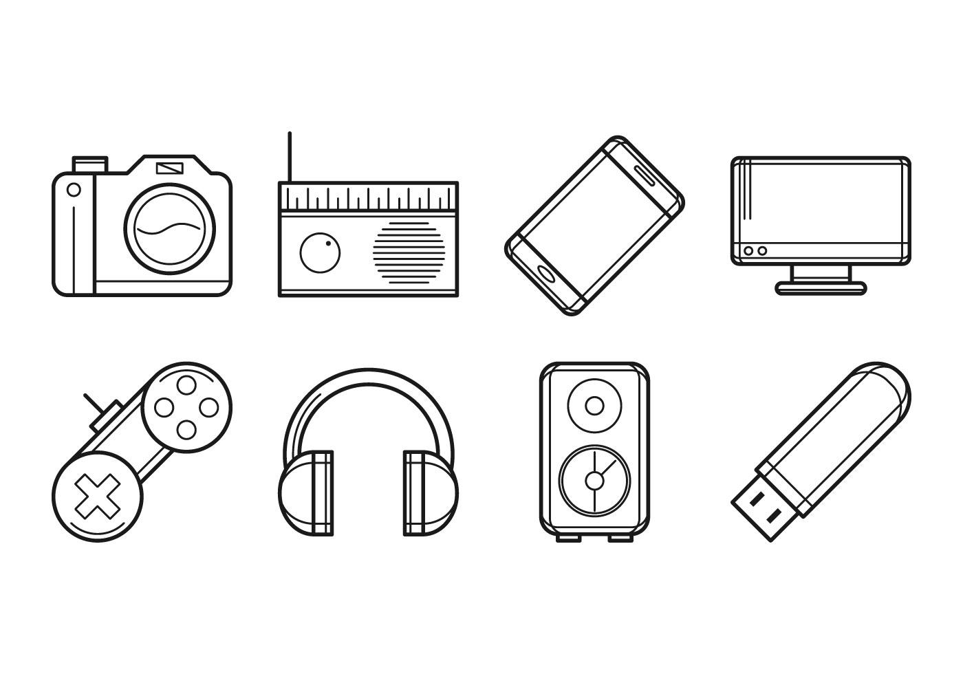 Free Electronic Devices Icon Vector 120276 Vector Art at Vecteezy