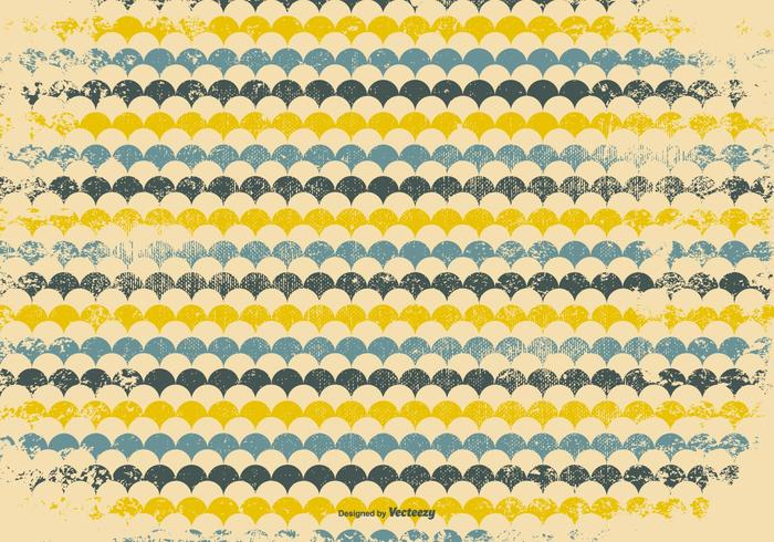 Retro Grunge Pattern Background vector