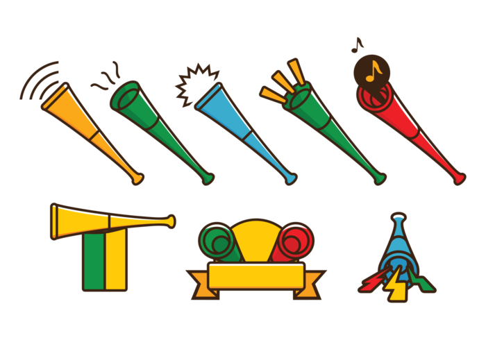 Vuvuzela Trumpet Vector Vuvuzela Trumpet Vector