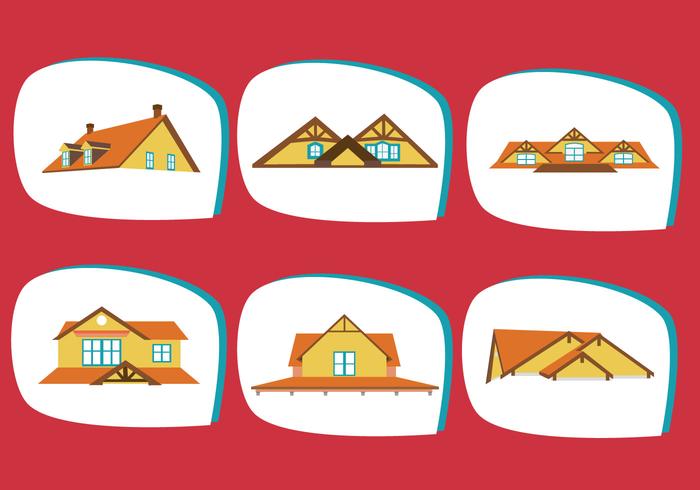Classic Rooftops Vector Classic Rooftops Vector