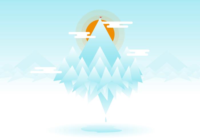 Everest Flat Illustration Vector