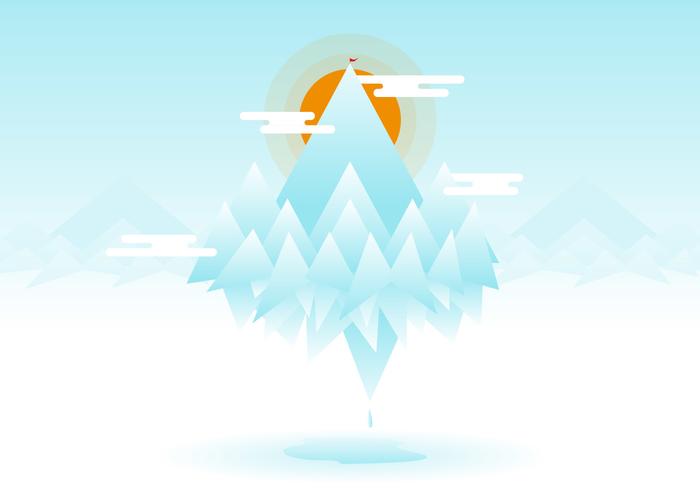 Everest Ilustración Plano Vector