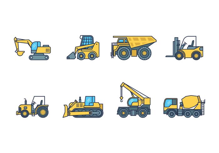 Icono de Heavy Machinery vector