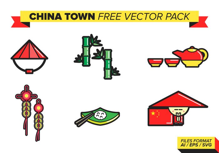China Town Free Vector Pack China Town Free Vector Pack