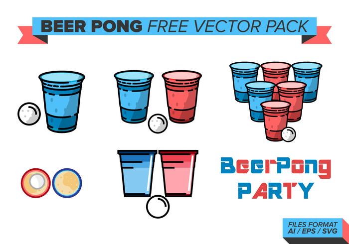 Beer Pong Free Vector Pack Beer Pong Free Vector Pack