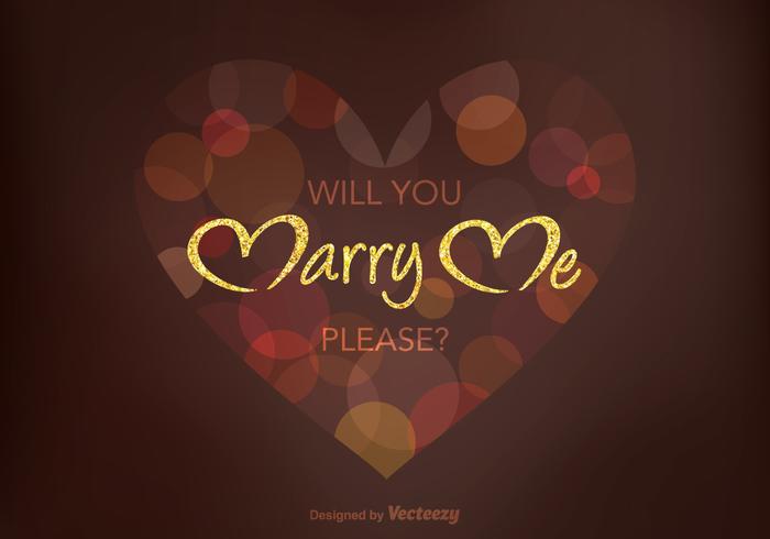 Marry Me Vector Design