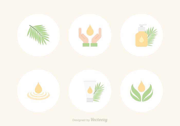 Free Palm Oil Vector Icons