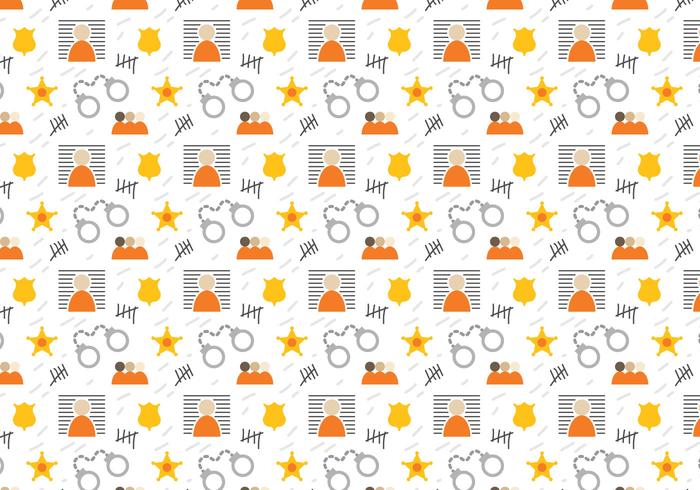 Jail Pattern Vector
