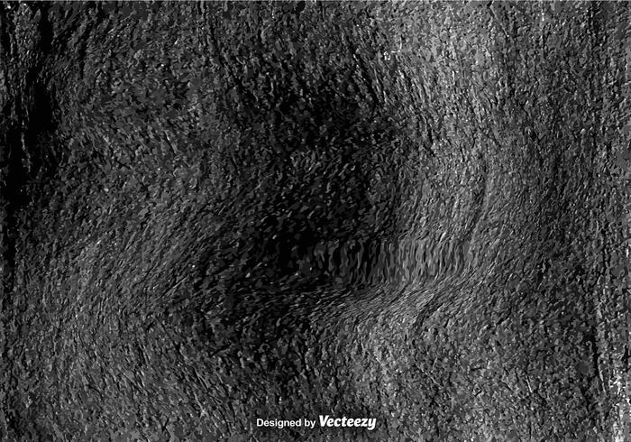 Black Grungy Wall - Vector